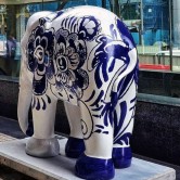 玻璃钢动物雕塑大象