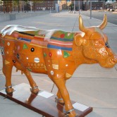 玻璃钢动物彩绘牛雕塑