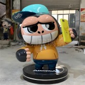 IP赋能商业：定制玻璃钢卡通吉祥物雕塑，解锁户外场景流量密码