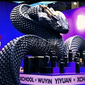 源头厂家定制大型3D打印生肖蛇雕塑：解锁商业美陈新范式，赋能场景流量与品牌价值