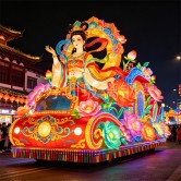 夜游文旅新标杆｜大型动力发光玻璃钢巡游花车，解锁场景互动新玩法