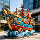 沉浸式互动新物种：为什么景区需要一台“会呼吸”的金属雕塑？