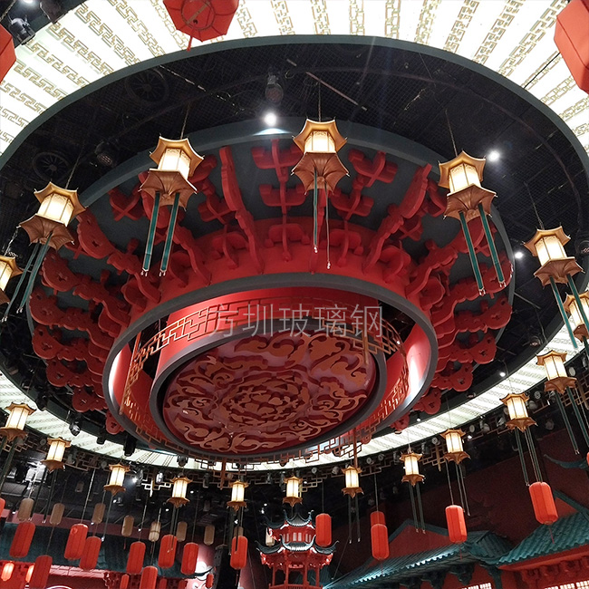 玻璃钢大型室内美陈装饰雕塑制作工程：匠心筑造空间艺术新维度