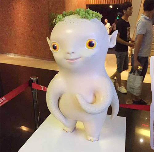 玻璃钢卡通动漫公仔雕塑